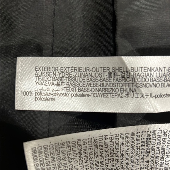 Zara Faux Leather Jacket M Black Full Zip Gold Hardware Short Length Peplum Boho - Picture 8 of 8